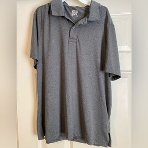 Men’s Grey Polo Shirt, Large